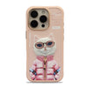 Nimmy Glasses Cool 2.0 Series Phone Case Cover for iPhone 16 Pro Max - White Rich and Beauty
