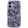 Twilight Floral Phone Case Cover for iPhone 17 - Pink and Blue