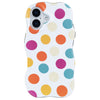 Polka Dot Phone Case Cover for iPhone 17 - White