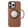 Leather 360° Spin Magnetic Stand With MagSafe Phone Case Cover for iPhone 16 Pro - Dessert