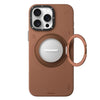 Leather 360° Spin Magnetic Stand With MagSafe Phone Case Cover for iPhone - Dessert