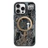 Futuristic Circuit Board-iPhone With MagSafe Phone Case Cover for iPhone 16 Pro - Brown