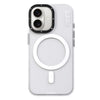 Hidden Sand Matte Texture MagSafe Phone Case Cover for iPhone 16 - Fog White