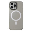 Gel Cream Series MagSafe Case Cover with Built-in Camera Stand for iPhone - Fog Grey