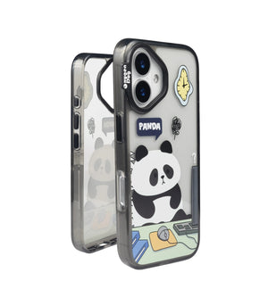 Bucksaa Lazy Panda Phone Case Cover for iPhone 16