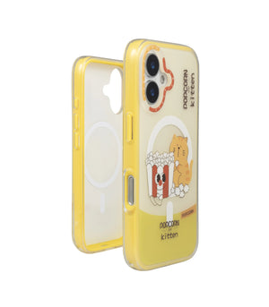 Bucksaa Popcorn Kitten MagSafe Phone Case Cover for iPhone 16