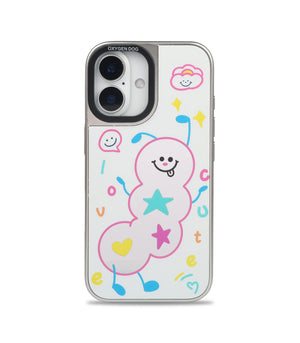 Bucksaa Joyful & Fun Aesthetic Mirror Phone Case Cover for iPhone 16