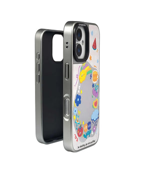 Bucksaa Dreamy Doodle Art Mirror Phone Phone Case Cover for iPhone 16