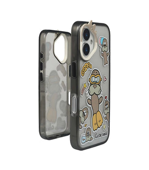 Bucksaa Cute Seal Soft Phone Case Cover for iPhone 16