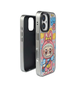 Bucksaa Bunny Hoodie Mirror Phone Case Cover for iPhone 16