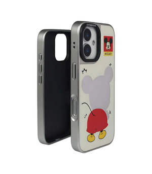 Bucksaa Retro Mickey Inspired Mirror Phone Case Cover for iPhone 16