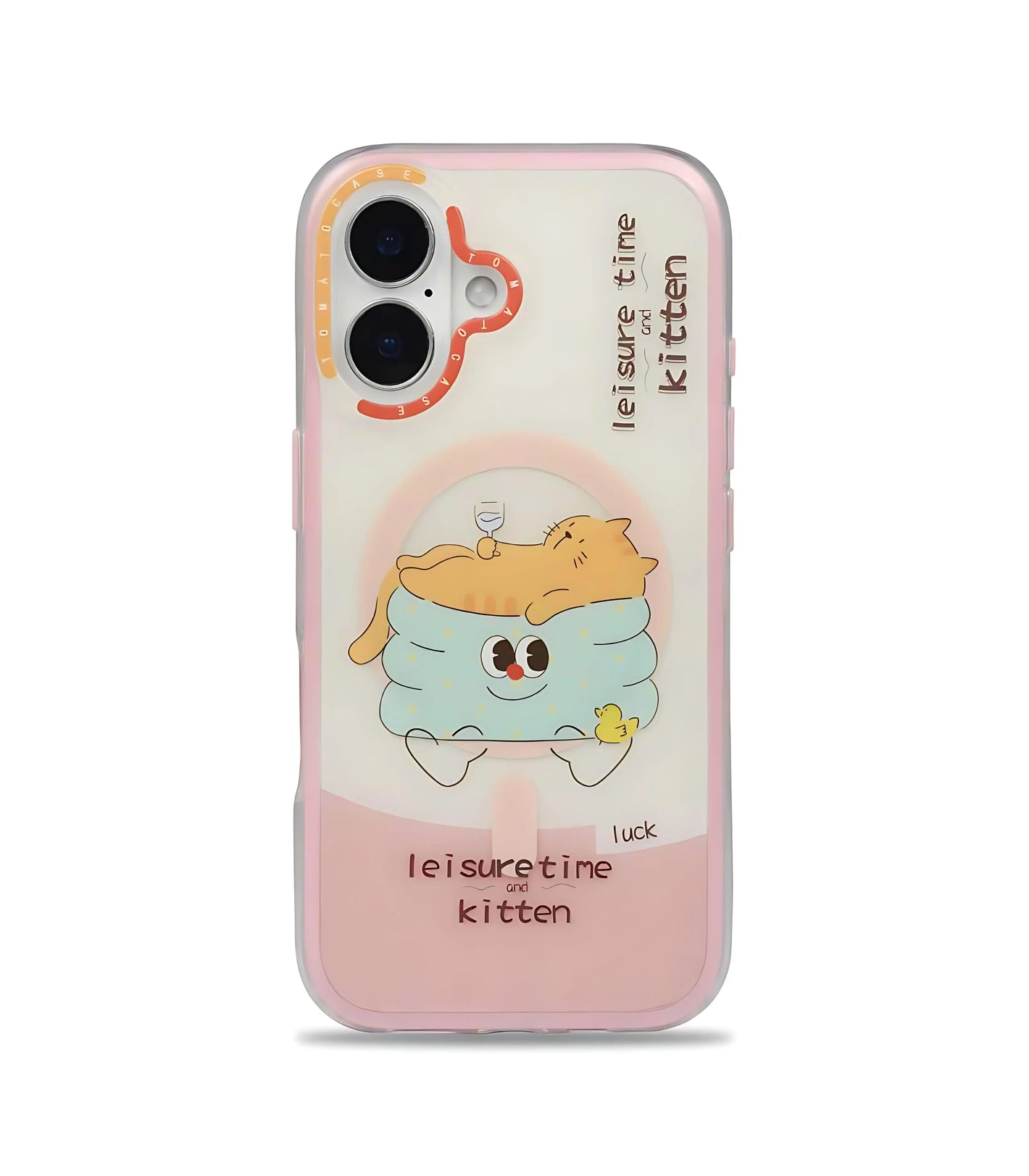 Bucksaa Leisure Time Kitten MagSafe Phone Case Cover for iPhone 16