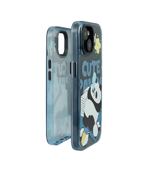 Bucksaa Cute Panda Phone Case Cover for iPhone 15