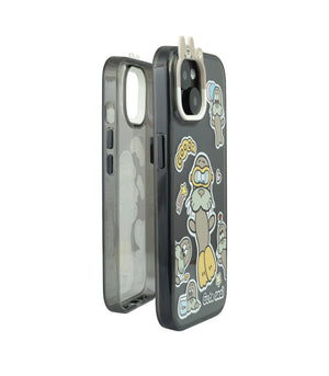 Bucksaa Cute Seal Soft Phone Case Cover for iPhone 15