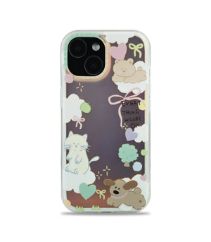 Bucksaa Dreamland Critters Pastel Phone Case Cover for iPhone 15