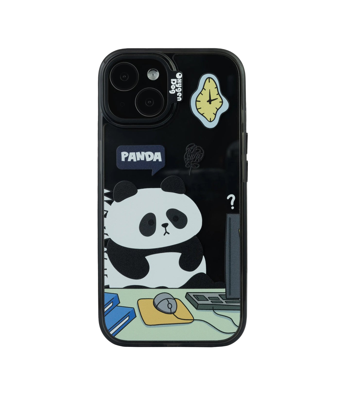 Bucksaa Lazy Panda Phone Case Cover for iPhone 15