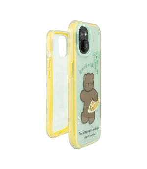 Bucksaa Surfing Buddy Soft Phone Case Cover for iPhone 15