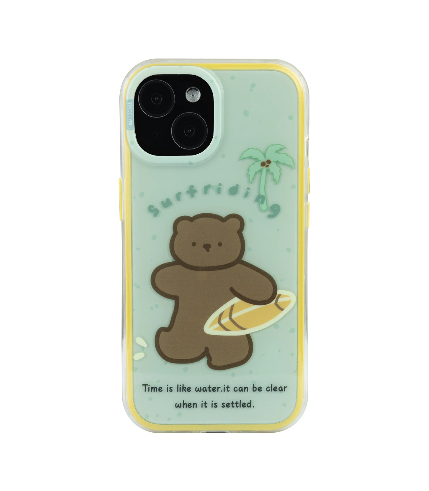 Bucksaa Surfing Buddy Soft Phone Case Cover for iPhone 15