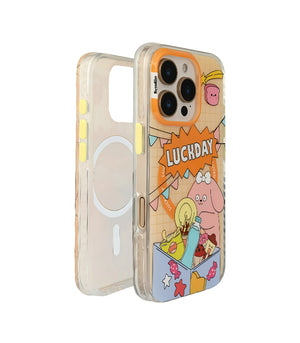 Bucksaa Kawaii Luckday MagSafe Phone Case Cover for iPhone 15 Pro Max