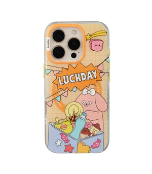 Bucksaa Kawaii Luckday MagSafe Phone Case Cover for iPhone 15 Pro Max