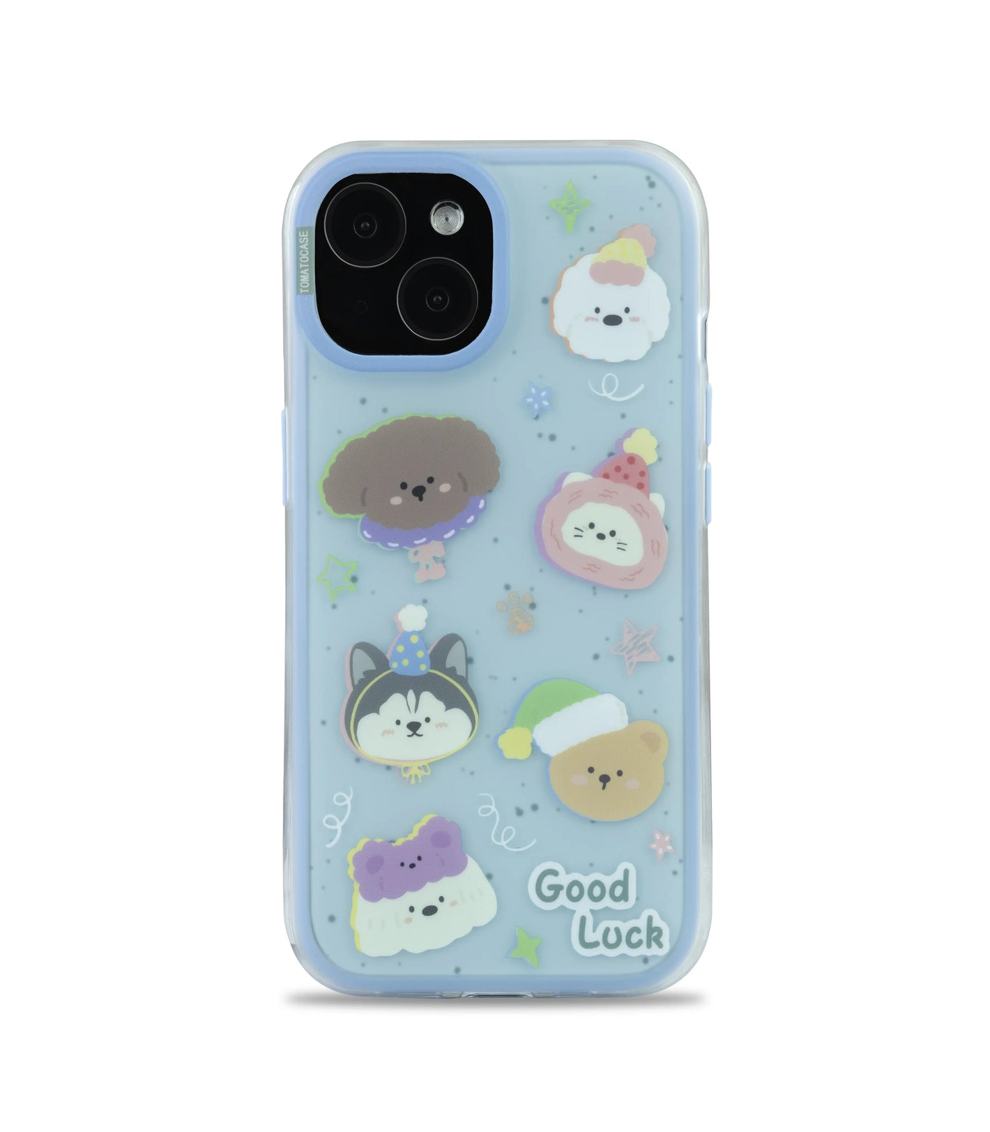 Bucksaa Good Luck Cute Animal Phone Case Cover for iPhone 15