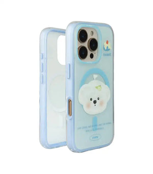 Bucksaa Adorable Puppy MagSafe Phone Case Cover for iPhone 15 pro