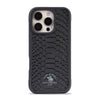 Knight MagSafe Leather Case Cover for iPhone 16 Pro - Black