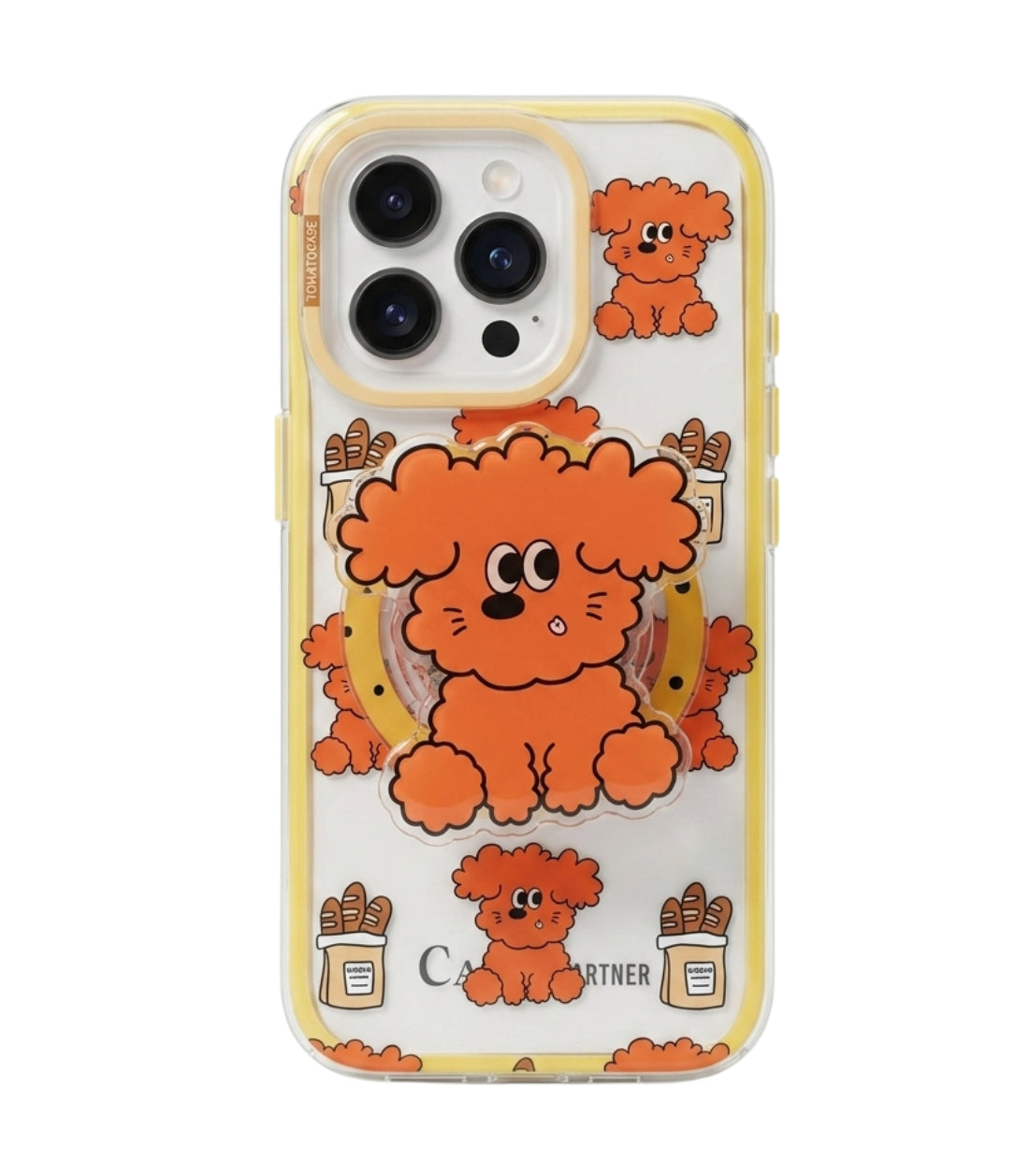 Cozy Poodle iPhone MagSafe Case Cover & PopGrip Duo