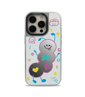 Bucksaa Joyful & Fun Aesthetic Mirror Phone Case Cover for iPhone 15 Pro Max