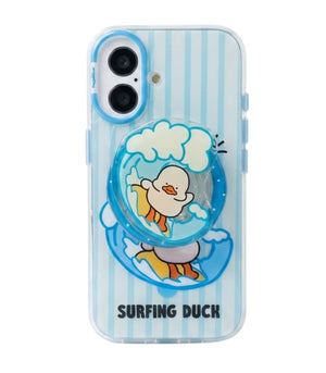 Surfing Duck MagSafe Case Cover & PopGrip Duo for iPhone 16