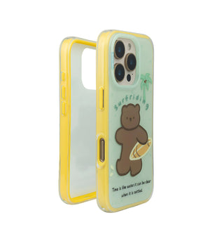 Bucksaa Surfing Buddy Soft Phone Case Cover for iPhone 15 Pro Max