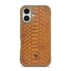 Knight MagSafe Leather Case Cover for iPhone 16 - Brown