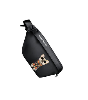 Nimmy Glasses Cute Series Oblique Straddle Chest Bag