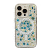 Mag Flower MagSafe Phone Case Cover for iPhone 16 Pro - Small Flower Blue