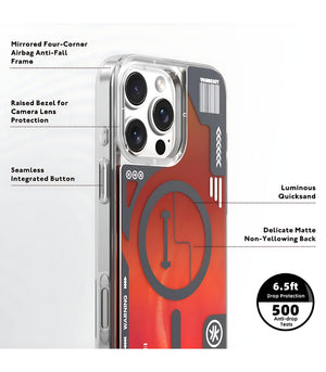 Cyberpunk Luminous MagSafe Case Cover For iPhone