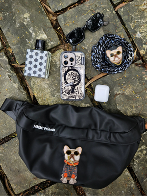 Nimmy Glasses Cute Series Oblique Straddle Chest Bag