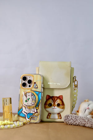 Happy Hour Kitty MagSafe Phone Case Cover for iPhone