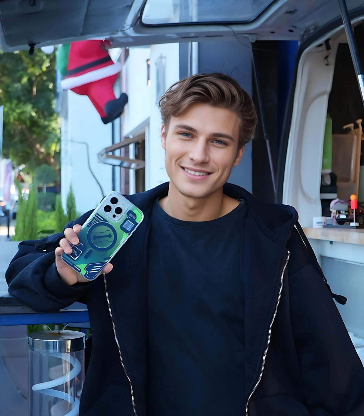 Green / Select Your Device ::