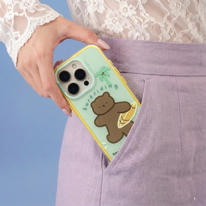 Surfing Buddy Soft Phone Case Cover for iPhone