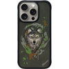 Nimmy Dazzling MagSafe Embroidery Phone Case Cover for iPhone 16 Pro Max - Wolf