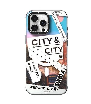 City Life Aesthetic MagSafe Case Cover for iPhone 16 Pro