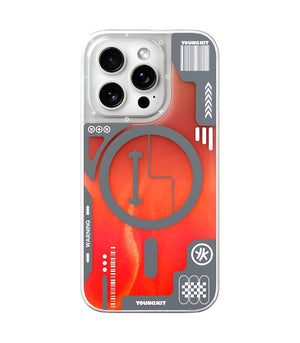 Cyberpunk Luminous MagSafe Case Cover for iPhone 16 Pro