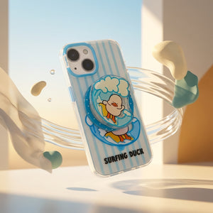 Surfing Duck MagSafe Case Cover & PopGrip Duo for iPhone 15