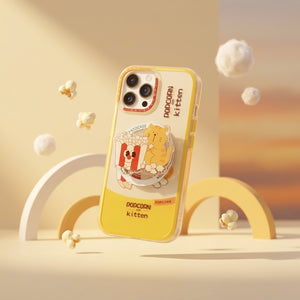 Popcorn Kitten iPhone MagSafe Case Cover & PopGrip Duo
