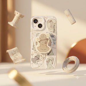 Greco Roman Art MagSafe Case Cover & PopGrip Duo for iPhone 15