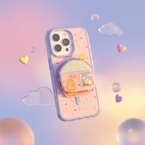 Little Cat House iPhone MagSafe Case Cover & PopGrip Duo